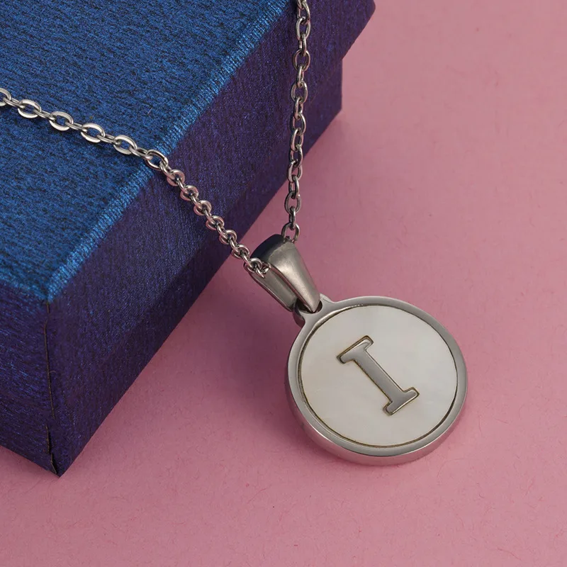 Silver Plated Initial Necklaces