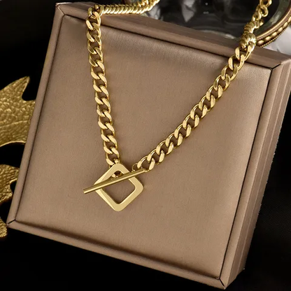 Chunky Chain Necklace Hypoallergenic