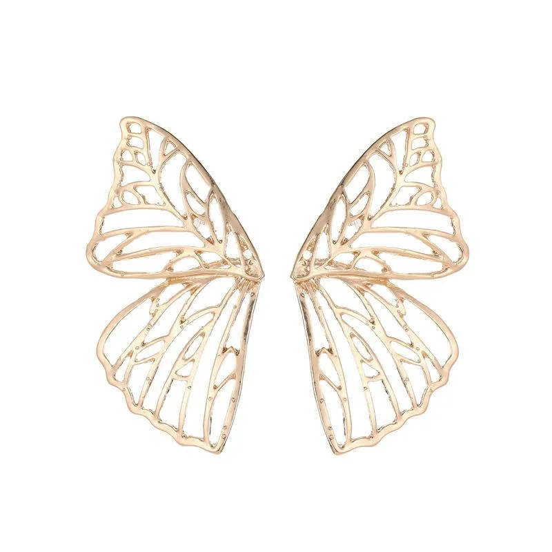 Boho Butterfly Statement Earrings 18K Gold Plated Waterproof