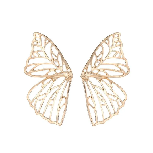 Boho Butterfly Statement Earrings 18K Gold Plated Waterproof