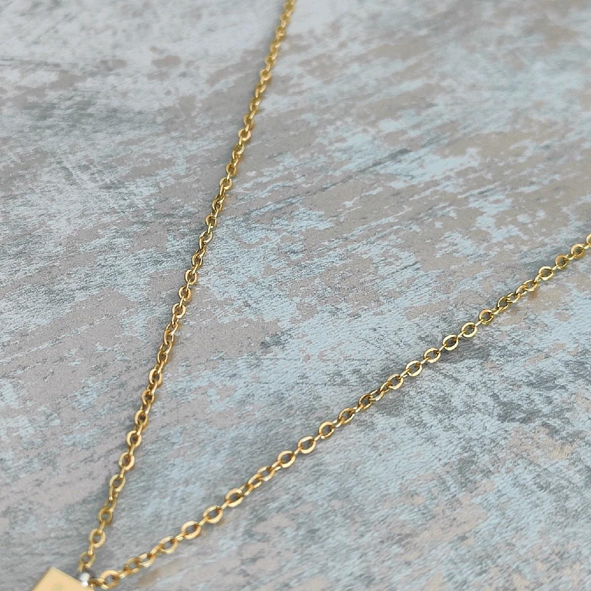 18K Gold Plated Necklace with Pendant