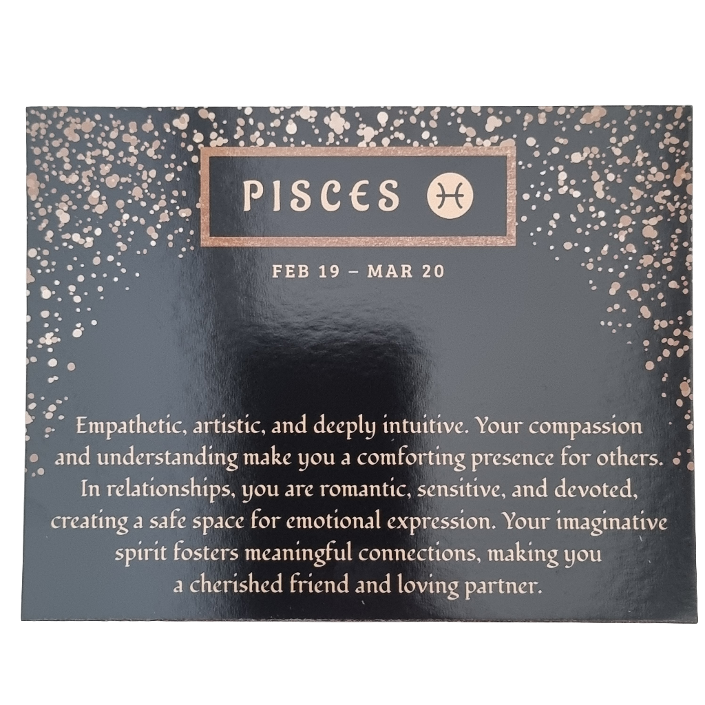 Zodiac Star Sign Necklace 18K Gold Plated Hypoallergenic