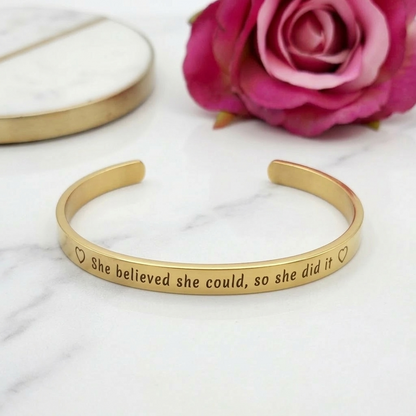 Personalised Bangle, Engraved Adjustable Bangle Name Date Message Gift Jewellery
