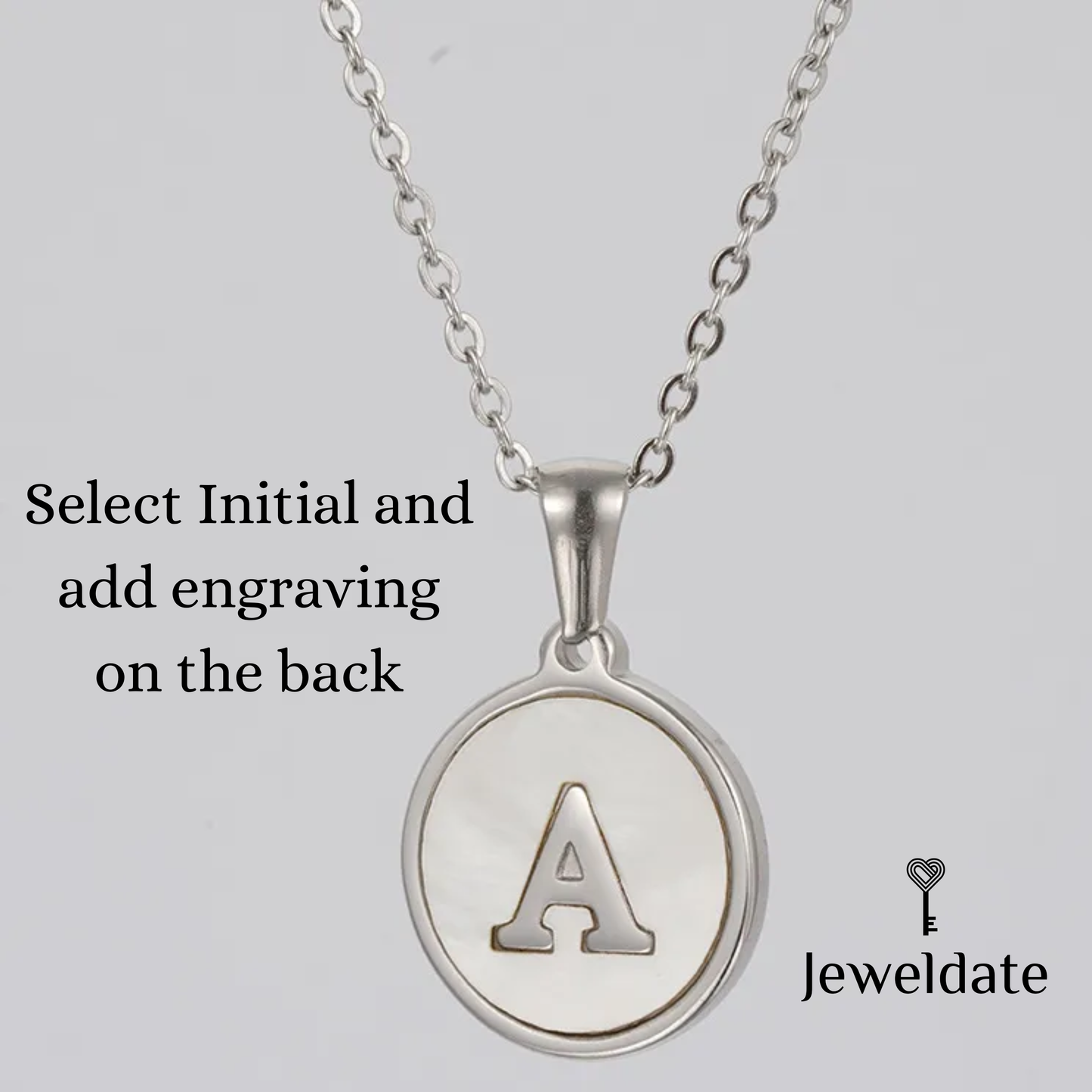 Personalised Silver Plated Initial Necklaces, Custom Necklace