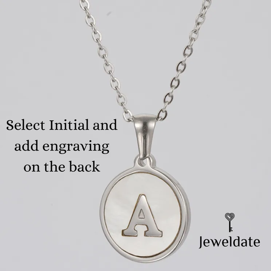 Personalised Silver Plated Initial Necklaces, Custom Necklace
