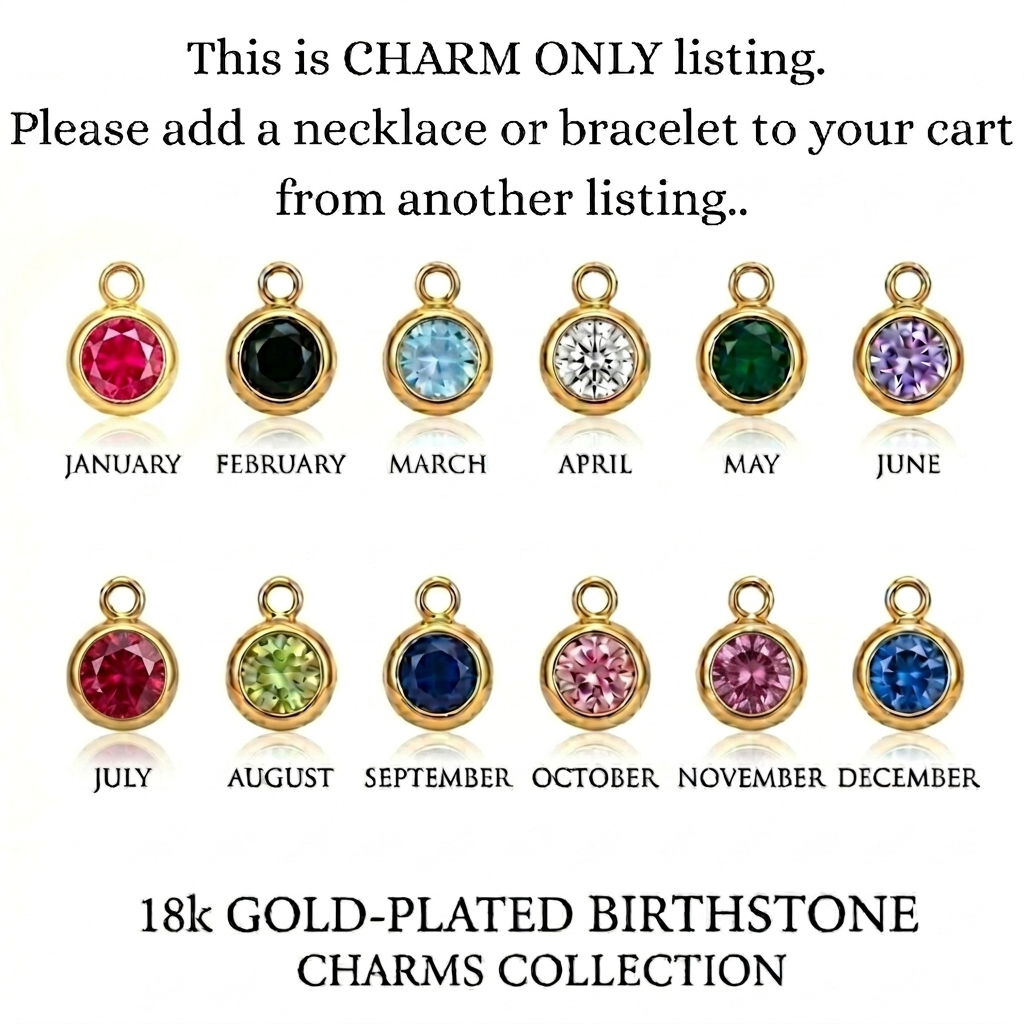 Birthstone Charms