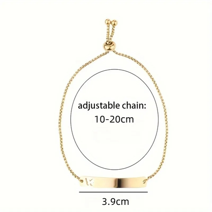 Personalised Butterfly Bar Pendant Bracelet, Engraved Gold Silver Slider Bracelet, Custom Bracelet Gift for Her
